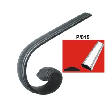 Preview: Zierelement - Handlauf Volute 120x200, P/015, 40x1