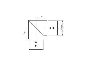 Preview: Rohrverbinder für Nutrohr