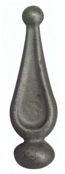 Preview: Geschmiedete Zierspitze h88, b29, n21,5mm