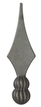 Preview: Geschmiedete Zierspitze h98, b35, n20mm