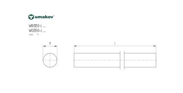 Preview: Handlauf  - Buche, D50/L3000mm