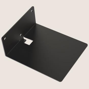 Preview: Unsichtbares Regal Bücherregal 125/150 hängend Metallregal Möbel Bücher Wandregal Flur Zimmer Raum LOFT Wohnung SCHWARZ / POLA