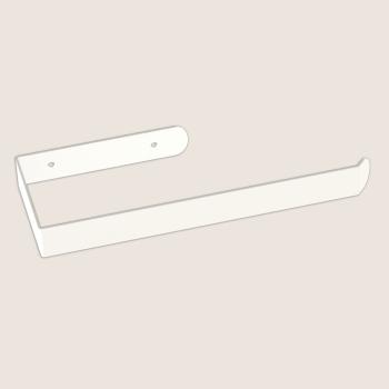 Papierhandtuchhalter Bügel Bad Toilette WC Metall WEIß / BLU HAND