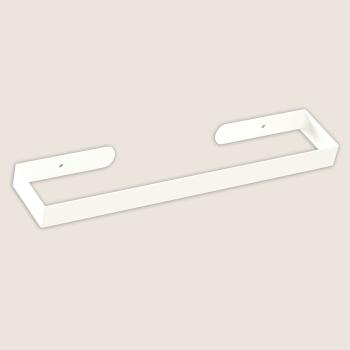 Preview: Papierhandtuchhalter Bügel Bad Toilette Badezimmer WC Metall WEIß / BLU TERRY