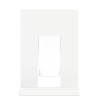 Preview: Händy-Ständer Kochbuchständer aus Metall Tablet Smartphone Bücher Unterlage Telefonständer WEIß / COOKBOOK