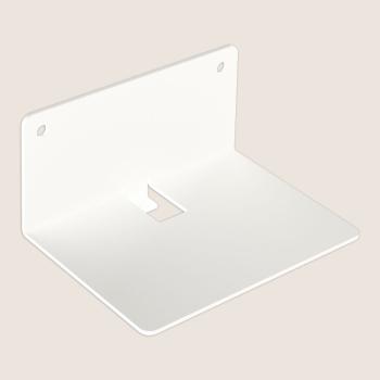 Unsichtbares Regal Bücherregal 125/90 hängend Metallregal Möbel Bücher Wandregal Flur Zimmer Raum LOFT Wohnung WEIß / POLA