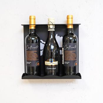 Preview: Weinflaschenhalter Dekoration Weinflasche Küche Wein Organizer Regal Flaschenbehälter Geschenk / PORTO ONE