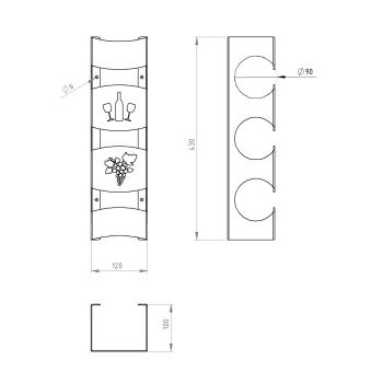 Weinflaschenhalter Dekoration Weinflasche Küche Wein Organizer Regal Flaschenbehälter Geschenk / PORTO TREE