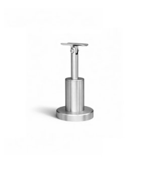 Edelstahl V2A Pfosten H150 mm Brüstungserhöhung Geländer Erhöhung Mauer Brüstung Reling