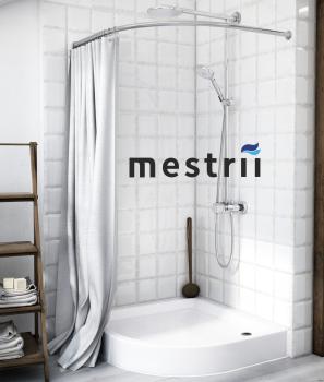 Standard Acryl Duschwanne mit Stützfuß und Bau-Höhe 16 cm