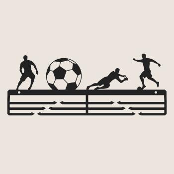 Medaillenhalter Medaillenaufhänger Metall Schwarz Wandmontage Geschenk / SPIELER