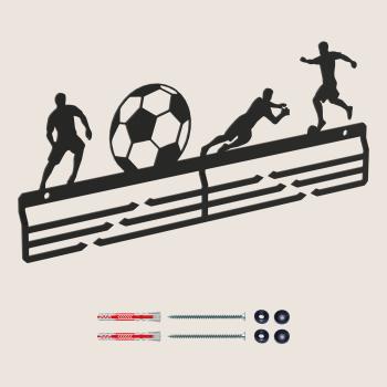 Medaillenhalter Medaillenaufhänger Metall Schwarz Wandmontage Geschenk / SPIELER