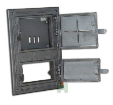 Preview: Hermetische Tür aus Gusseisen 480x330, H3601