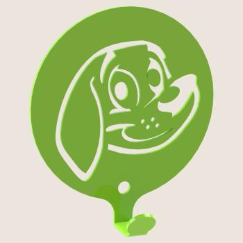 Preview: Kleiderhaken Kleiderbügel Kinder Haken GRÜN Tiere aus Metall, für Eingang, Flur, Schlafzimmer, Kinderzimmer Kindergarten / HUND