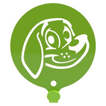 Preview: Kleiderhaken Kleiderbügel Kinder Haken GRÜN Tiere aus Metall, für Eingang, Flur, Schlafzimmer, Kinderzimmer Kindergarten / HUND