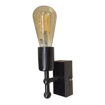 Wandlampe 1 flammige Stahl Wandleuchte Industrial Loft Lampe KNC1 Fassung: E27