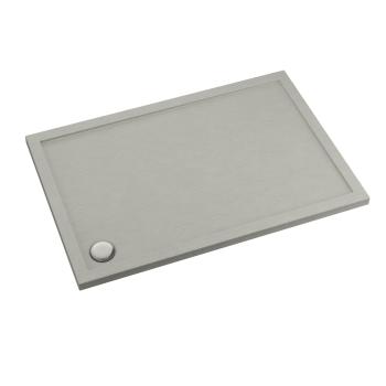 Duschtasse Duschwanne Grau Steinoptik Quadrat Rechteck Viertelkreis Fünfeck Cement Stone