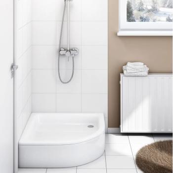 Duschtasse Duschwanne Acrylwanne mit EPS Träger Quadrat Viertelkreis Rechteckig Standard Bau-Höhe 26 cm