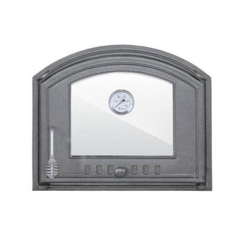 Preview: Backofentür aus Gusseisen Ofentür Pizzaofentür Garten Grill Brotofen