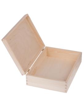 10 Stück Aufbewahrungsbox 25 x 35 x 10 cm Kiefernholz Holzkiste Deckel Schmuckkiste