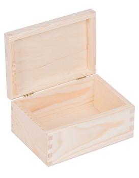 10 Stück! Aufbewahrungsbox Holzkiste mit Deckel 12x16x8 cm