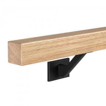 Holzhandlauf Handlauf Wandhandlauf Treppengeländer Holz eckig 40x40 Treppe