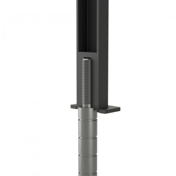 Treppengeländer Holzgeländer Stahl Schwarz Eiche Vertikal Holz Anthrazit RAL Neu