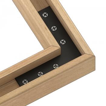 Treppengeländer Holzgeländer Stahl Schwarz Eiche Vertikal Holz Anthrazit RAL Neu