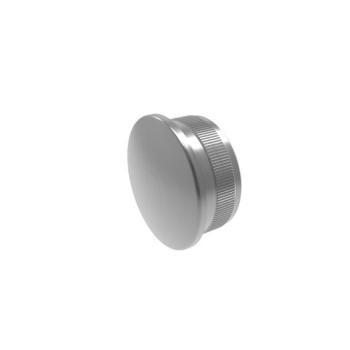Preview: Rohrstopfen Rohrkappe Endkappe Abschlussdeckel Geländer 42,4mm Edelstahl