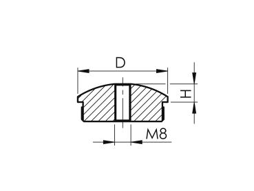 Rohrstopfen Rohrkappe Endkappe Abschlussdeckel Geländer 42,4mm Edelstahl