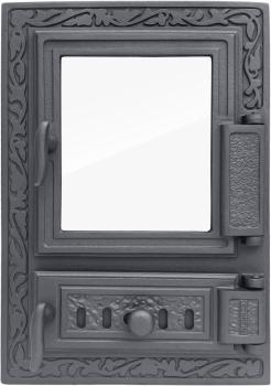 Revisionstür Backofentür Ofentür aus Gusseisen Räucherei Gußeisen Räuchereitür