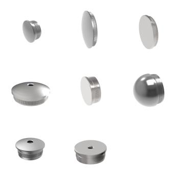 Rohrstopfen Rohrkappe Endkappe Abschlussdeckel Geländer 42,4mm Edelstahl