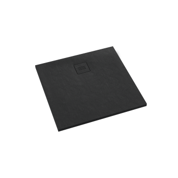 Stabilsound Plus Markas Verbundduschwanne Schwarz 80x80x3,5 cm, quadratisch