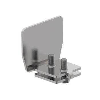 Preview: Endkappe für Laufschiene ohne Rad Zn, profile 70x6