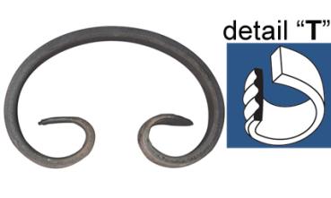 Zierelement 140x80, 12x6mm