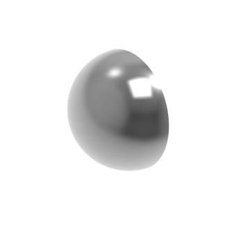 Endkappe für Handlauf AISI 304, D42,4/d14mm