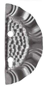 Schlossplatte – rechts 265x125, t1,2, d19, 85mm
