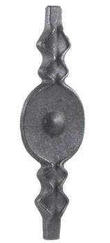 Preview: Zierelement 12x12, h200x60mm