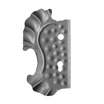 Schlossplatte – links 290x160, t2, d20, 90mm