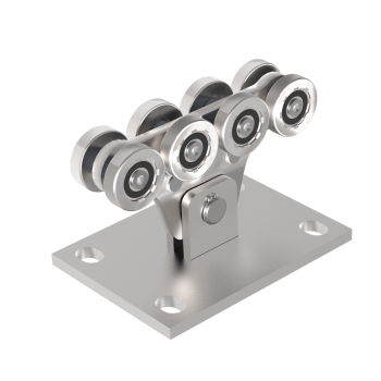 8-rädriger Laufwagen für selbsttragenden Tor Zn, profil 70x60mm