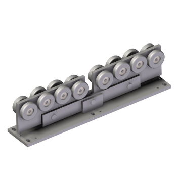 16-rädriger Laufwagen für selbsttragenden Tor Zn,