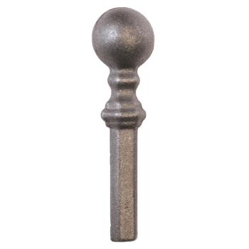 Geschmiedete Zierspitze h98, b25, n11x11,5mm