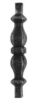 Preview: Zierelement 14x14, h140, b25mm