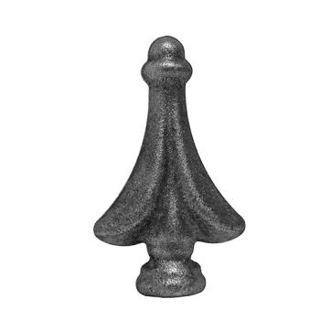 Preview: Geschmiedete Zierspitze h80, b46, n21mm