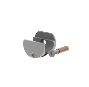 Preview: Halter für Laufschienerohr - für Glasschiebetür AI