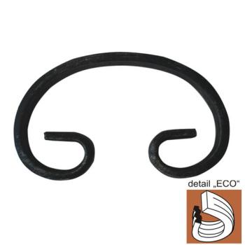 Preview: Zierelement h120, b75, 11,5x5mm