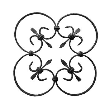 Zierornament h320, b320 10x5mm
