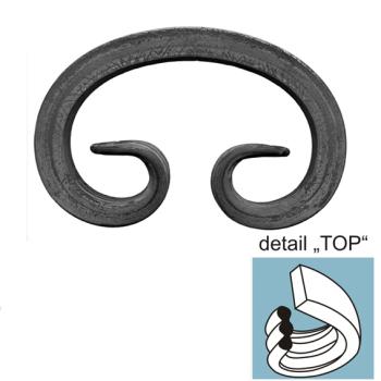 Zierelement 120x80, 12x12mm