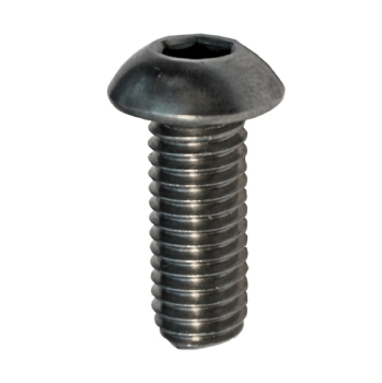 Halbrundkopfschraube (abgeflacht) mit Innensechskant, AISI304, M10x20