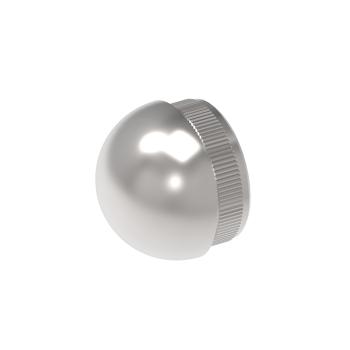 Preview: Endkappe für Handlauf - Halbrundkopf, solid